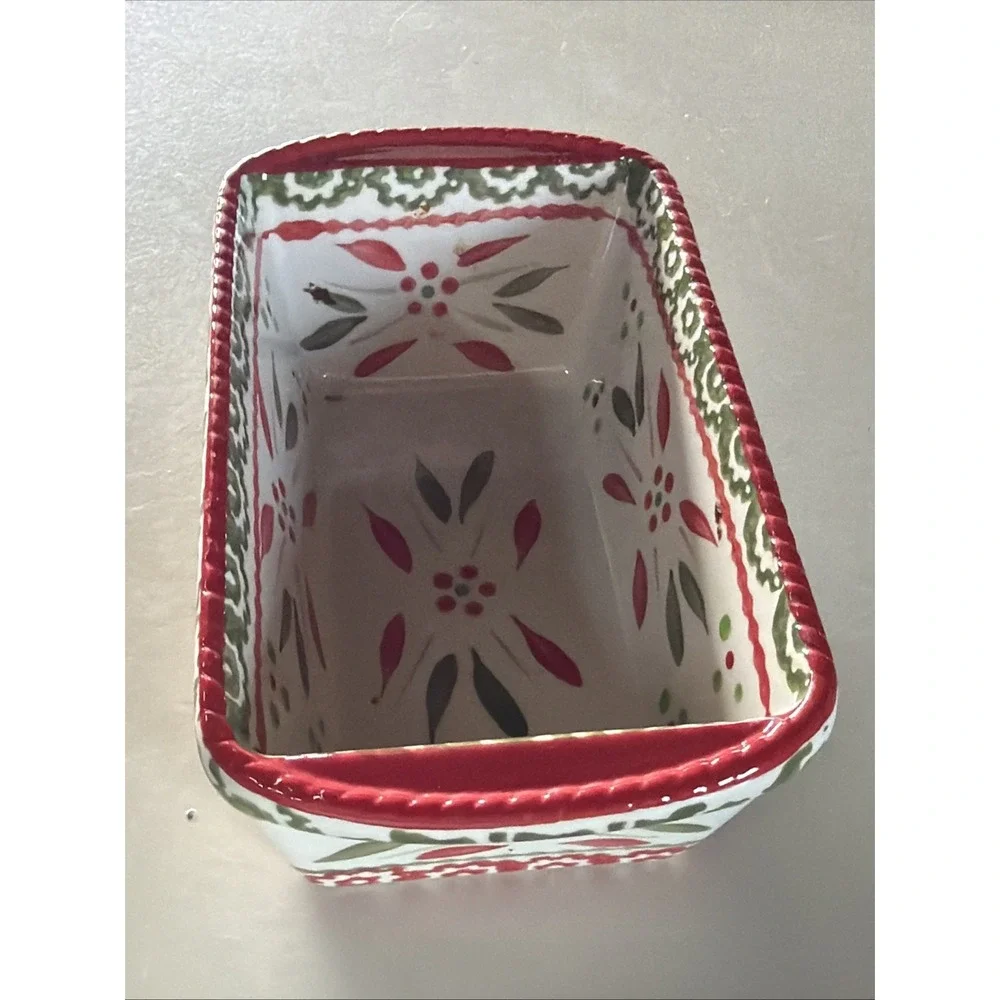 Temptations By Tara Christmas Holiday Gift 12oz Baking Mini Loaf Pan